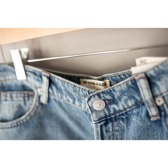 Free people Westward Demi Barrel Leg Jeans 26 - Picture 4 of 5